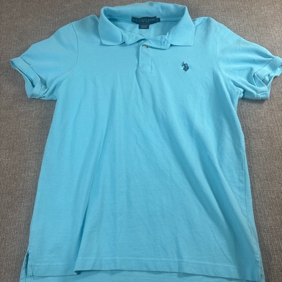 U.S. Polo Assn. Light Blue and Navy Polo Shirts - Picture 3 of 5
